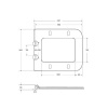 комплект унитаза с инсталляцией belbagno due bb3103chr/sc/bb002-80/bb018-gv-bianco с сиденьем микролифт и белой клавишей смыва