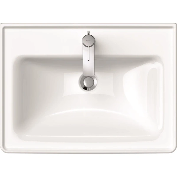 раковина накладная duravit d-neo 65 см, 2367650000, белая