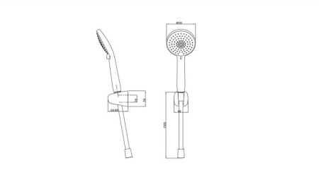 душевой гарнитур bravat d2113cp-eng