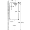 душевая система aquame aqm8001mb черный матовый