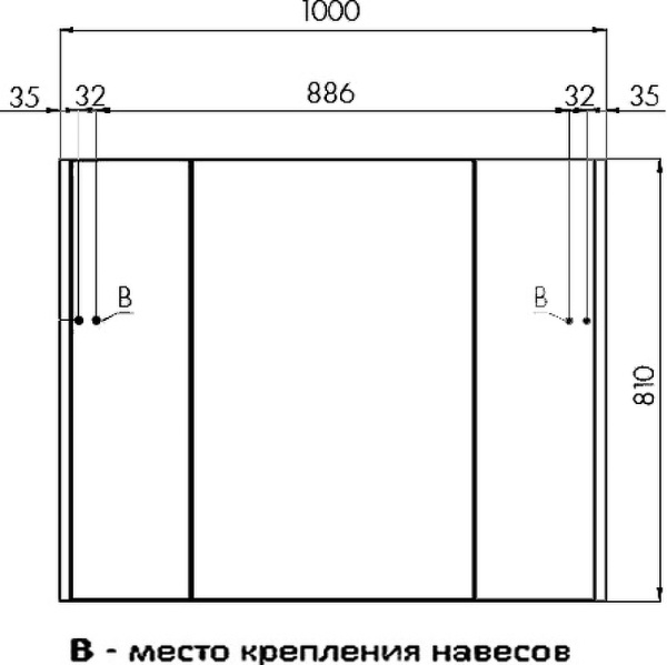 зеркальный шкаф aquaton беверли 100 1a237202bv010 белый глянец