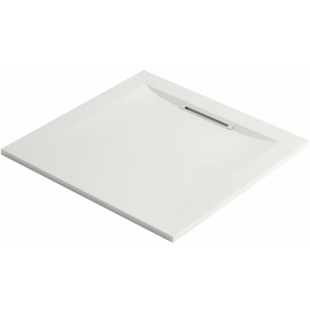 Душевой поддон из материала Flight Jacob Delafon Pure E62320-F-00, 80×80 см, с антискользящим покрытием, белый