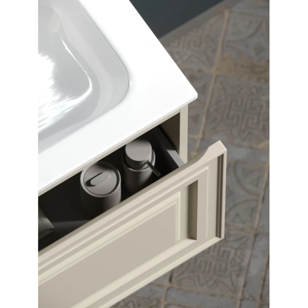 тумба под раковину sancos very 120 vr120ce подвесная beige soft