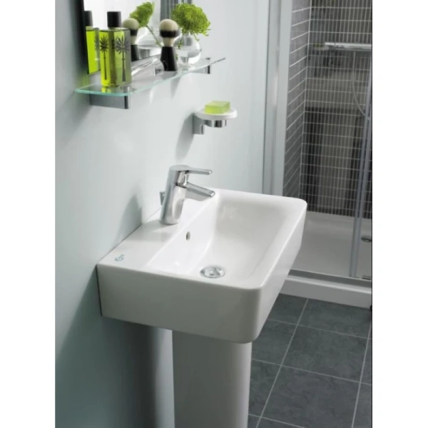 раковина подвесная ideal standard connect cube e784401 55 см