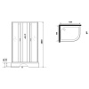 душевая кабина niagara classic 130х90 l ng-33394-14lbkg с гидромассажем