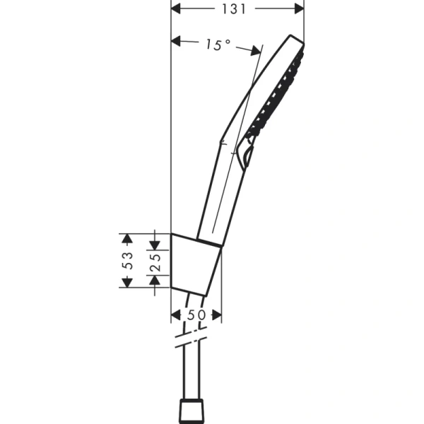 душевой набор hansgrohe raindance select s 120 3jet powderrain 27669000