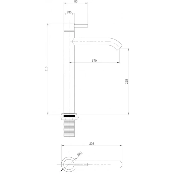смеситель для раковины abber wasser kreis af8111ng никель