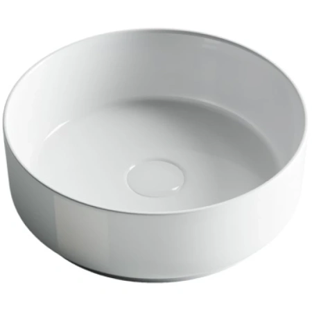 раковина ceramicanova element cn5001 накладная, ø36 см, белая