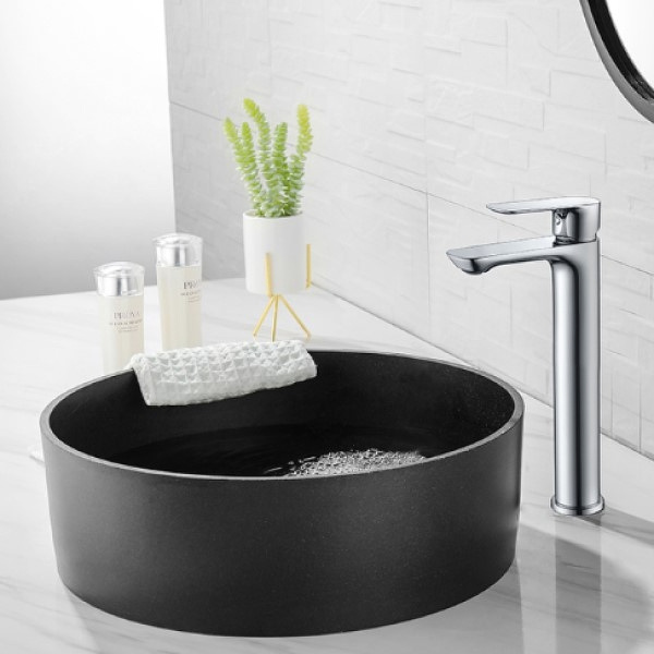смеситель для раковины abber weiss insel af8011 хром