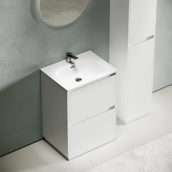 тумба под раковину sancos libra floor 60 lb60fw белый глянец