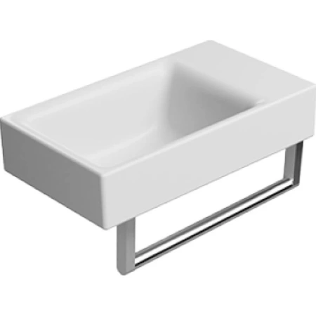 Раковина GSI Nubes 9636011 подвесная, 40x23 см, Bianco lucido (Белый глянец)