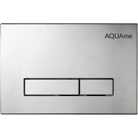Кнопка смыва AQUAme AQM4103S для инсталляции, сатин