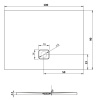 душевой поддон riho basel 414 100×90 см dc241600000000s(d005021065) черный глянцевый