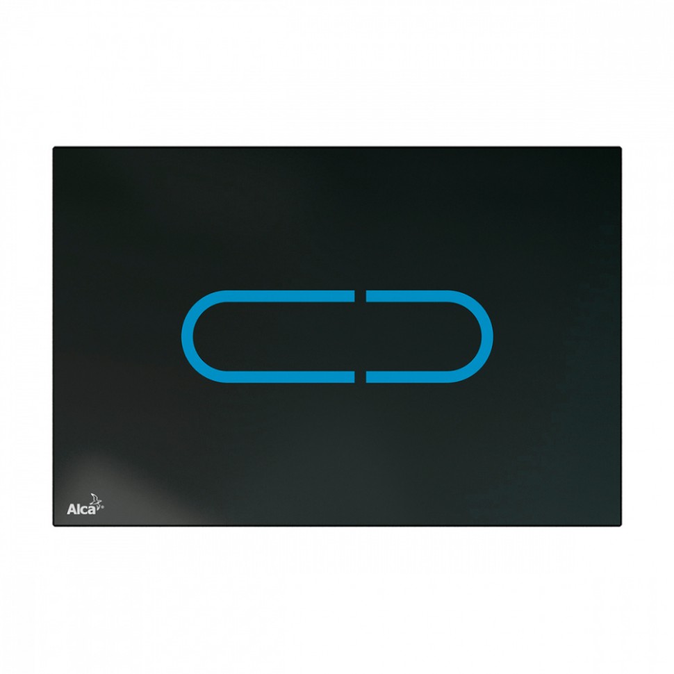 Кнопка для инсталляции AlcaPlast NIGHT LIGHT-1-SLIM черный, бесконтактная