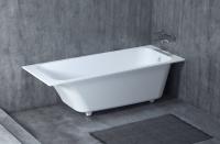 Ванна из искусственного камня Salini Orlando 102011G/M, 170х70 см, из материала Sapirit, глянцевая или матовая белая