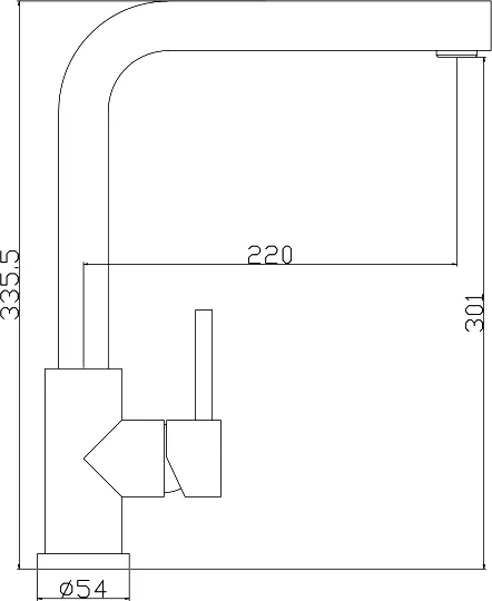 смеситель для кухни seaman eco venice ssn-0983a