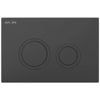 Кнопка смыва для инсталляции AM.PM ErgoFit L I110138 для унитаза, АБС-пластик, цвет матовый черный