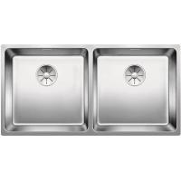 Кухонная мойка Blanco Andano 400/400-U 522987 сталь