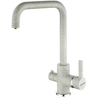 Смеситель для кухни Paulmark Logas Lo213021-310, серый