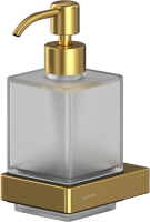 Дозатор для мыла Whitecross Cubo CU2440GLB настенный, брашированное золото