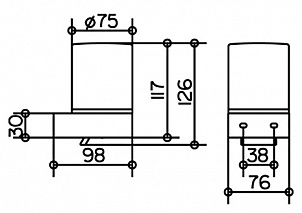 Стакан для Дозатор для мылаа, з/часть Keuco Edition 300 30053 009000