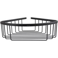 Полка корзина Aquatek AQ4006MB угловая Черная матовая