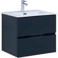 Тумбы под раковину Aquanet Алвита New 00277511 2 ящика, 60x45.7 см, антрацит