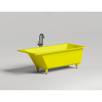 Ванна из литьевого мрамора Salini S-Stone Cascata 105021MF 150x70 см, покраска по RAL матовый полностью