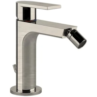Смеситель Gessi Via Manzoni 38607#149 для биде, с донным клапаном, никель матовый