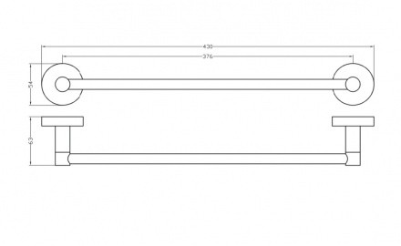 Держатель на радиатор Bemeta RAWELL 104104272 хром