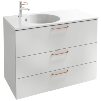 Тумба белый глянец 100 см Jacob Delafon Odeon Rive Gauche EB2534-R7-G1C