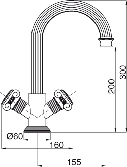 смеситель для раковины cezares olimp-ls2-02-m