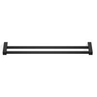 Decor Walther Decor Walther Corner HTD60 Полотенцедержатель 60см, двойной, подвесной, цвет: черный матовый
