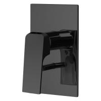Смеситель Fima Carlo Frattini Fit F3389X2NS для душа, на 2 источника, встраиваемый, черный матовый