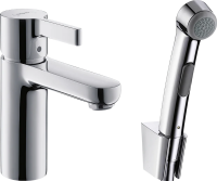 Смеситель для раковины без донного клапана Hansgrohe Metris S 31160000