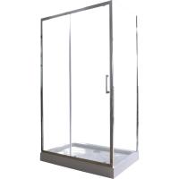 Душевой уголок Cerutti SPA Gloria 120×80 профиль хром, стекло прозрачное