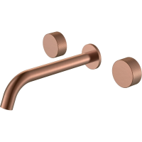 Смеситель для раковины Boheme Stick Spirale 152-2-CB.4 встраиваемый, медь матовая