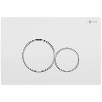 Кнопка для инсталляции Point Виктория PN44061WC цвет белый/хром