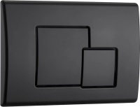 Кнопка смыва WeltWasser WW Marberg 507 SE MT-BL черная матовая