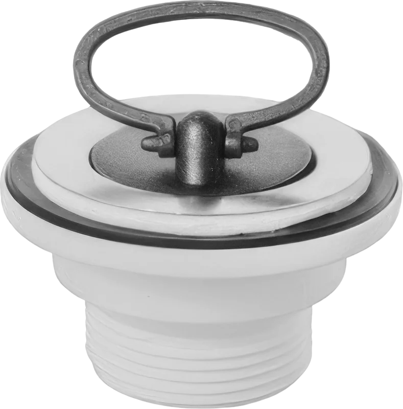 Донный клапан McAlpine MRSKW1 для раковины, без перелива, с пробкой, белый