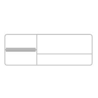 Релинг металлический 34см Bertocci Fly 149 1505 0200 для аксессуаров из композита, с полотенцедержателем и бумагодержателем, SX, цвет: белый матовый