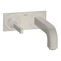 Смеситель Axor Citterio для раковины 220, встраиваемый, излив: 22см., цвет: сталь