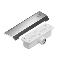 Сифон для поддона RGW S-015 502411015-01 со стальной накладкой, хром