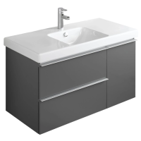 Тумба под раковину Jacob Delafon Odeon Up 100 EB891-N14 подвесная Серый антрацит 251164