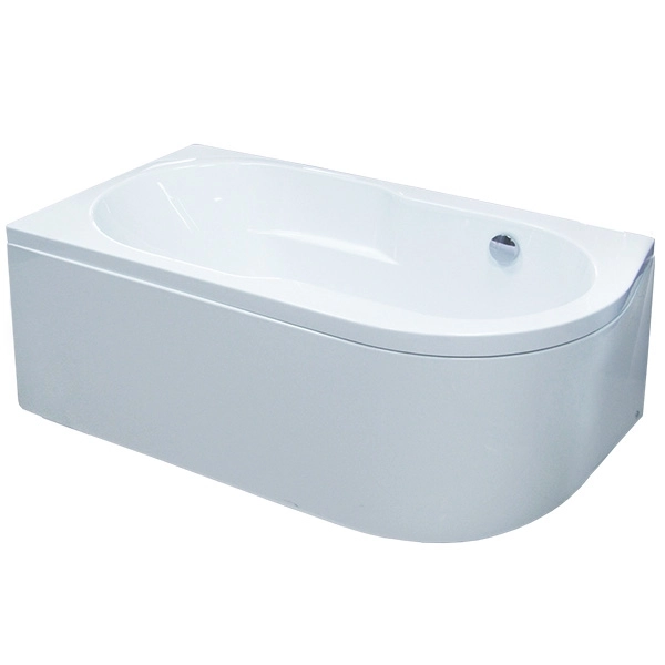 акриловая ванна royal bath azur 140x80 l rb614200l без гидромассажа