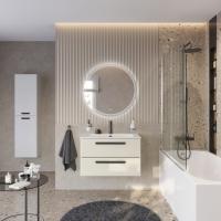 Тумба под раковину Cezares Eco ECO-CER-N-1000-2C-SO-GR-P 100 см, подвесная, Grafito