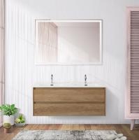 Раковина полувстраиваемая двойная BELBAGNO ETNA BB1200-2-ETL цвет белый.