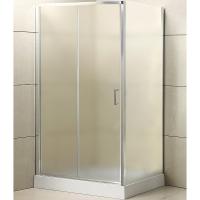 Душевой уголок BelBagno Uno 100×80 UNO-195-AH-1-100/80-P-Cr профиль хром, стекло рифленое