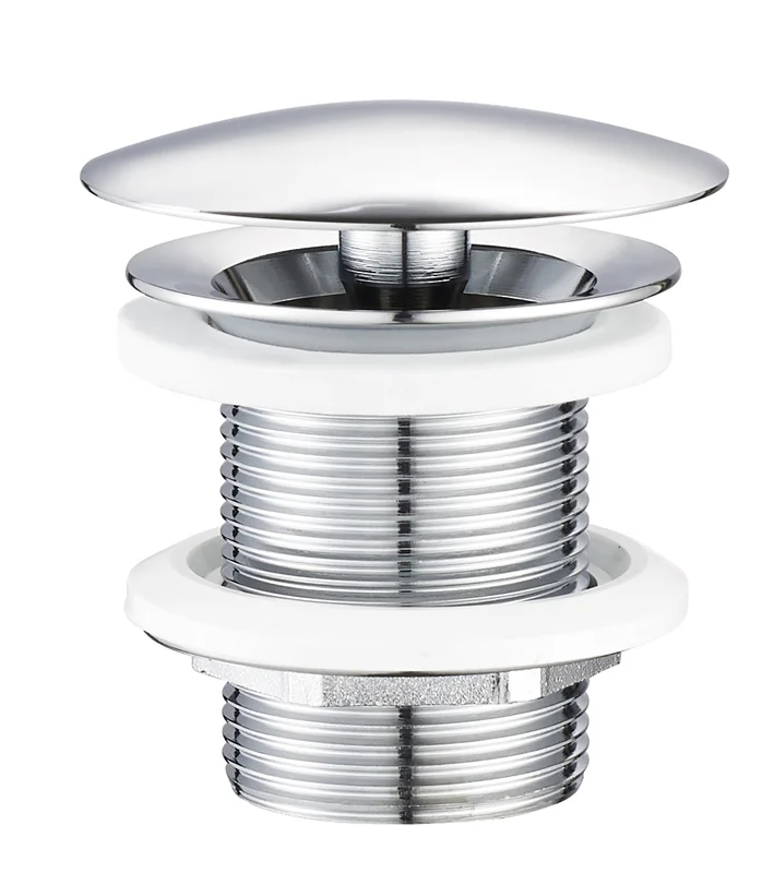 Донный клапан Cezares CZR-А81-01 для раковины, без перелива, хром