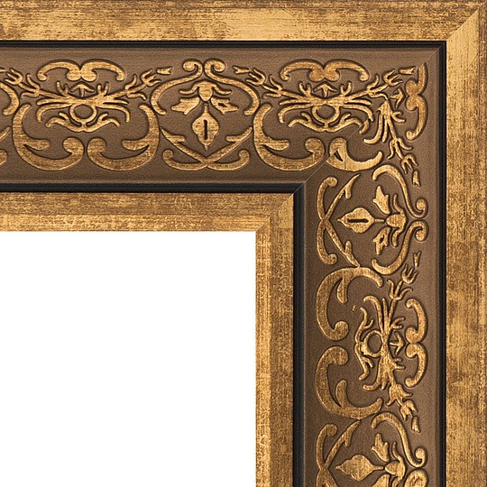 зеркало evoform exclusive-g by 4507 134x189 см вензель бронзовый